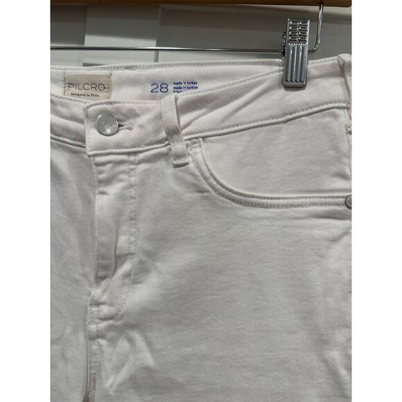 Pilcro Straight Leg Crop Jeans Size 28 - Picture 3 of 4